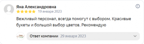 Отзыв на Яндекс от 01-01-2023